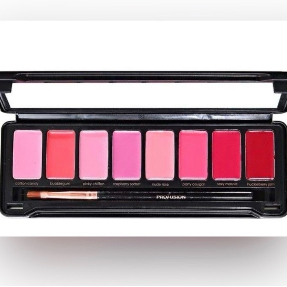 Profusion Cosmetics Lipstick Palette — Assorted Pink & Red Shades